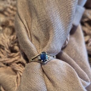 Elegant Blue Sapphire Ring